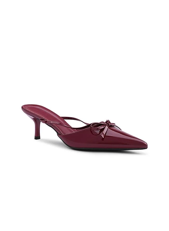 أيقون Patent Leather Heel Shoes